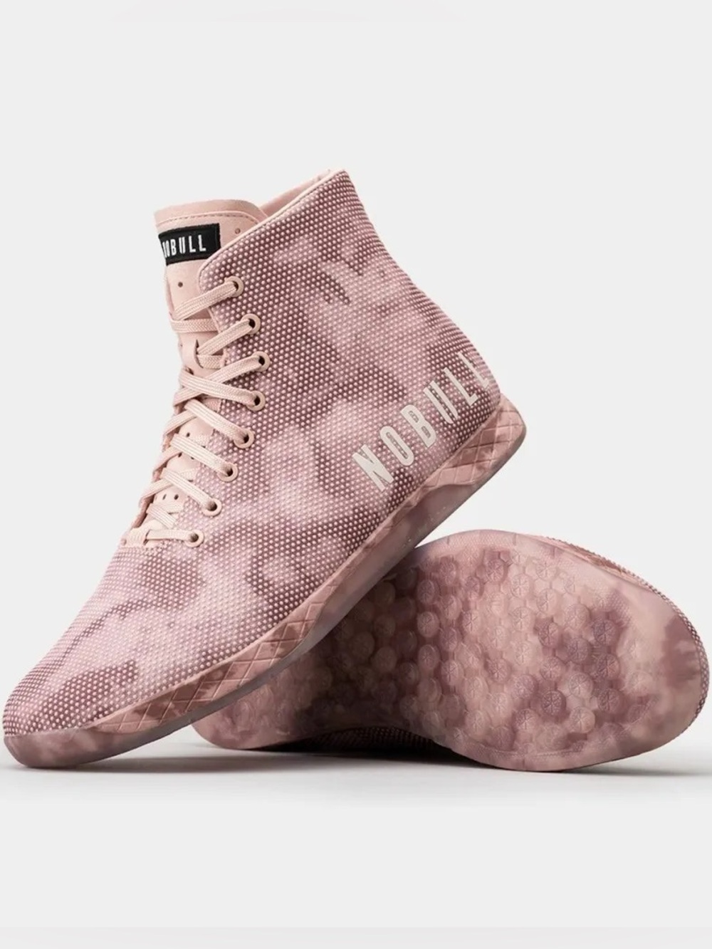 NOBULL High-Top Trainers dusty rose tie-dye colorway women’s size 8 CrossFit EUC